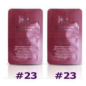 MISSHA M Perfect Cover BB Cream (#23 Natural Beige) SPF42 PA+++ SAMPLE 
