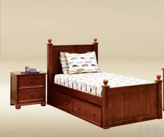 NEW ELEGANT CAMDEN FOUR POST TWIN WOOD BED  