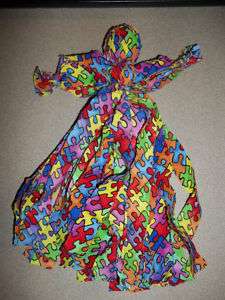 AUTISM RAG DOLL 10 DOLL MADE WITH AUTISM FABRIC NEW  