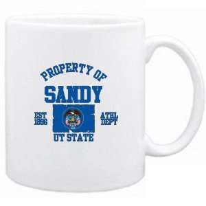    Property Of Sandy / Athl Dept  Utah Mug Usa City