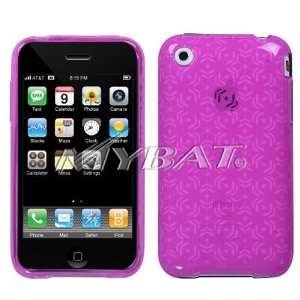  MyBat Hot Pink Snowflake Apple iPhone 3G/3GS Candy Skin 