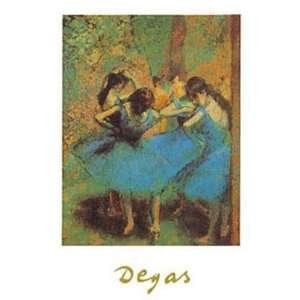  Edgar Degas   Blue Dancers Canvas