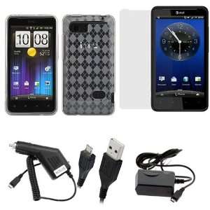 Accessory Bundle kit for AT&T HTC Holiday / Vivid   Combo Set Includes 