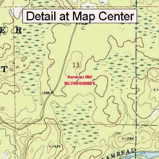   Map   Kennan NW, Wisconsin (Folded/Waterproof)