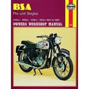 Haynes Manual   BSA Pre unit Singles 54 61