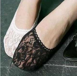 Pair New Slipper Foot Lace Socks for High Heel Shoes  