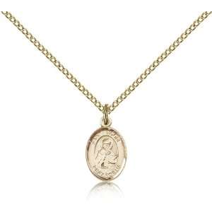  IceCarats Designer Jewelry Gift Gold Filled St. Isidore Of Seville 