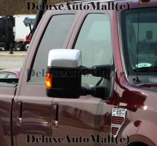 Ford F250 Superduty 08 09 2010 Chrome Mirror Covers Top  