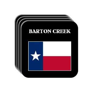  US State Flag   BARTON CREEK, Texas (TX) Set of 4 Mini 