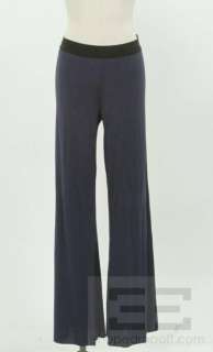   Pc Purple & Black Knit Suede Fringe Top & Pants Set Size Medium  