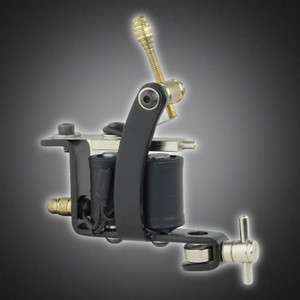 New Classic Tattoo Machine Gun with 10 Wrap Coils for Liner / Shader