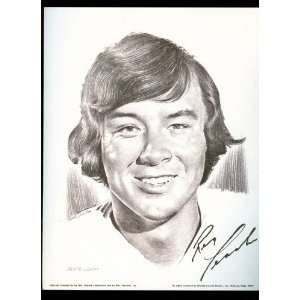  1974 Reggie Leach Philadelphia Flyers Lithograph Sports 
