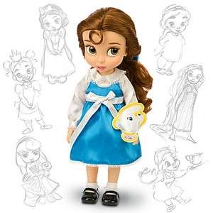 NEW IN BOX DISNEY ANIMATORS COLLECTION BELLE DOLL  16 H  