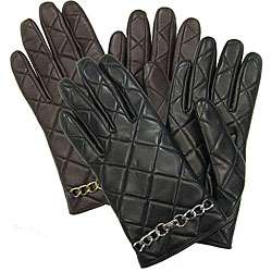 Michael Kors Quilted Leather Gloves  
