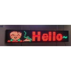  Programmable 3 color LED Sign, Scrolling Message Board 15 