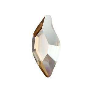  2797 10x5mm Diamond Leaf Crystal Golden Shadow Flatback 