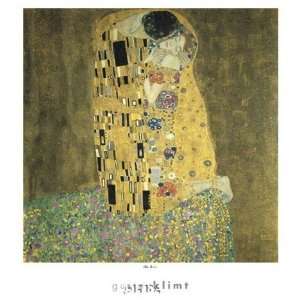 The Kiss by Gustav Klimt 22x25 