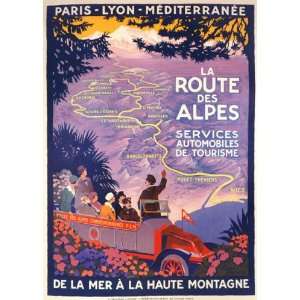  ROUTE FOR THE ALPS ALPES PARIS LYON TRAVEL TOURISM FRANCE 