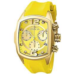 Invicta Womens Lupah Revolution Chronograph Yellow Watch   