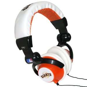  iHip MLF10278SF MLB SF Giants DJ Style Headphones, Orange 