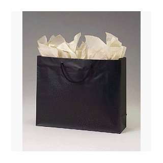  Black Matte Laminated Euro Shoppers, 16x4 3/4x13. Sold by 