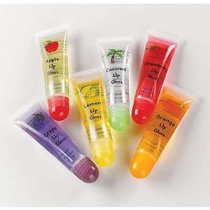  Fruit Lip Gloss (6 per package) Toys & Games