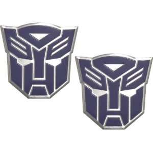 Transformers Autobot Pair Aluminum Medium Emblems in 