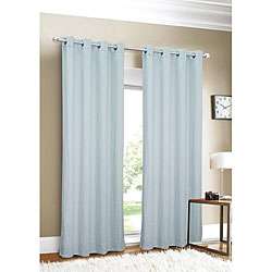 Luxury Linen Mint Blue 88 inch Curtain Panel  
