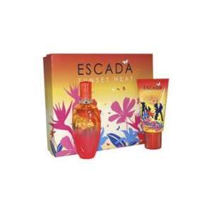 Escada Sunset Heat by Escada for Women   2 Pc Gift Set 3.4oz EDT Spray 