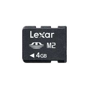  Lexar Media 4GB Memory Stick Micro (M2) Card   4 GB Electronics