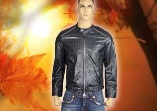 Hugo Boss Mens Lamb skin Leather Jacket Us size medium Euro size 48 