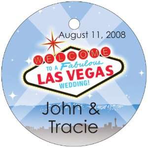 Wedding Favors Vegas Wedding Design Circle Shaped Personalized Thank 