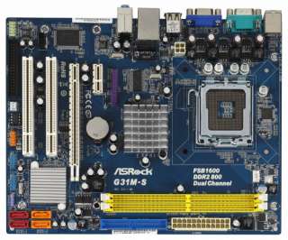 ASRock G31M S Core 2 Quad/ Intel G31/ FSB 1600(OC)/ A&V&L/ MATX 
