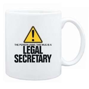  New  The Person Using This Mug Is A Legal Secretary  Mug 