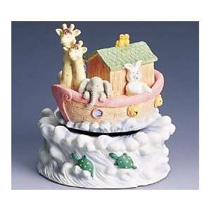  Noahs Ark Rainbow Music Box Gift For Baby Nursery Decor 