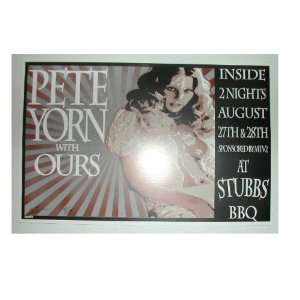  Pete Yorn Handbill Poster Austin Stubbs