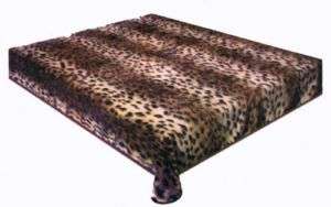Koyou Japanese Fiber 2ply Plush Blanket QUEEN Leopard  