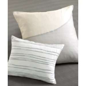 Calvin Klein Home Quince Raised Bar Decorative Pillow, 12x16 Pale 