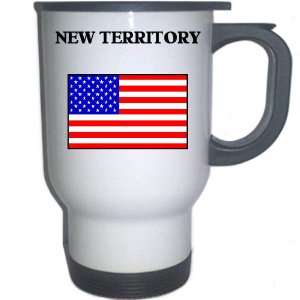  US Flag   New Territory, Texas (TX) White Stainless Steel 
