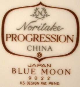 NORITAKE china BLUE MOON 9022 pttrn SUGAR BOWL & LID  