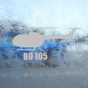  BO 105 Gray Decal Military Soldier Truck Window Gray 