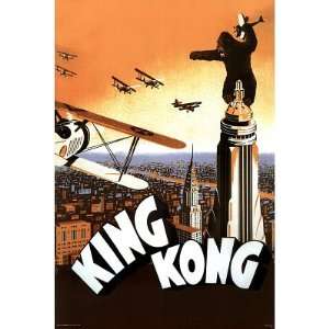  King Kong Movie (Airplane) Poster Print
