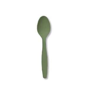  Olive Green Cutlery (Prem) Spoons (12pks Case) Kitchen 