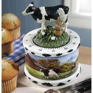  Cow Kitchen Timer Barn Yard Decor Animal Brand New 