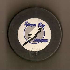 NHL Tampa Bay Lightning Official Game Puck Zigler