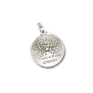  Rembrandt Charms Love Charm, Sterling Silver Jewelry