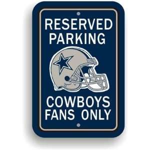  NFL Dallas Cowboys Plastic Parking Signs   Set of 2 
