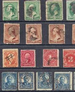   of 19 century revenue stamps singles stock cards not include