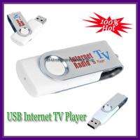 USB Internet TV Radio Stations Player Dongle White New  