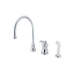  Elements of Design One Handle Kitchen Faucet With Spray 